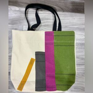 Barnes & Noble Book Lover Tote Bag – Canvas Book Spine Design